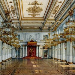 Пазл: Виды залов Зимнего дворца