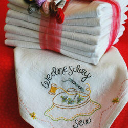 Пазл: Салфетки с вышивкой