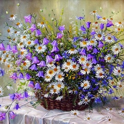 Пазл: Полевые цветы