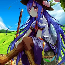 Пазл:  Touhou project/Тенши Хинанави