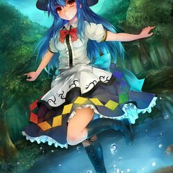 Пазл: Touhou project/Тенши Хинанави