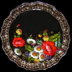 Пазл: Жостовский поднос