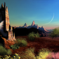 Пазл: Чужая планета   