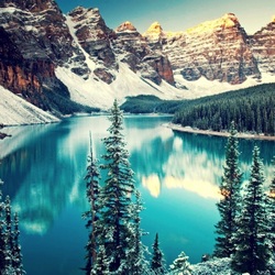 Пазл: Зимнее озеро