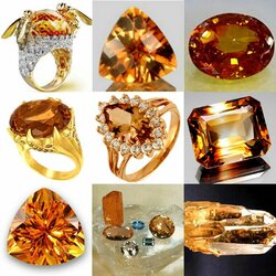 Пазл: Винно-желтый топаз