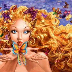 Пазл: Бабочки