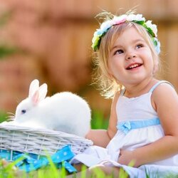 Пазл: Белый кролик