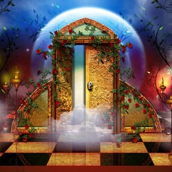 Пазл: Лунная дверь 