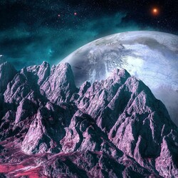 Пазл: Чужая планета   