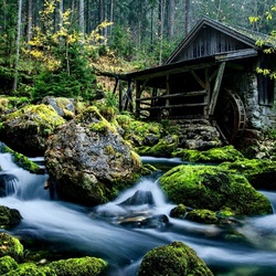 Пазл: Водяная мельница