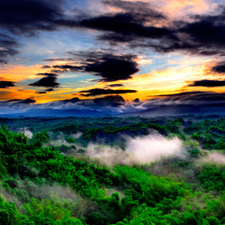 Пазл: Закат   