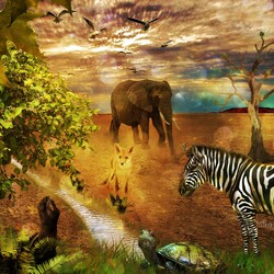 Пазл: Животный мир  