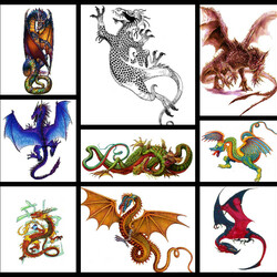 Пазл: Драконы