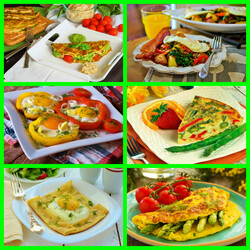 Пазл: Яичные блюда