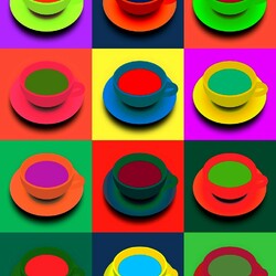 Пазл: Чашечки