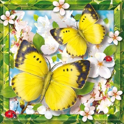 Пазл: Лимонная бабочка