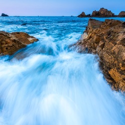 Пазл: Синяя вода