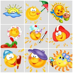 Пазл: Солнышки