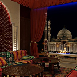 Пазл: Интерьер в восточном стиле