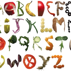 Пазл: Съедобный алфавит
