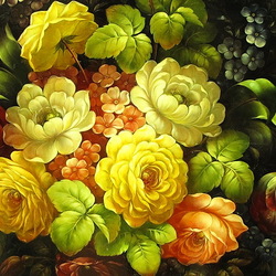 Пазл: Жостовская роспись