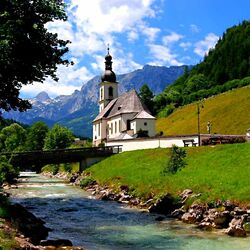 Пазл: Церковь Рамзау,Германия