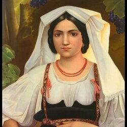 Пазл: Сборщица винограда