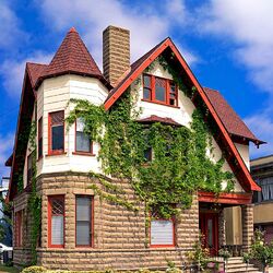Пазл: Викторианский домик в Калифорнии