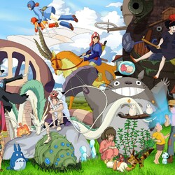 Пазл: Хаяо Миядзаки