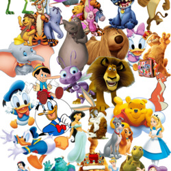 Пазл: Мультяшный коллаж