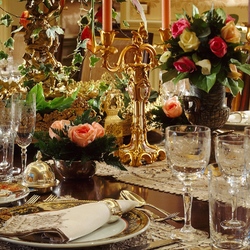 Пазл: Сервировка к празднику