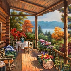 Пазл: Осень заглянула