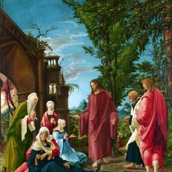 Пазл: Христос прощающийся с матерью