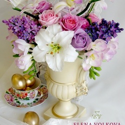 Пазл: Букет пасхальный