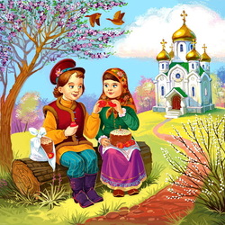 Пазл: Со светлым праздником Пасхи!