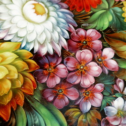 Пазл: Жостовская роспись