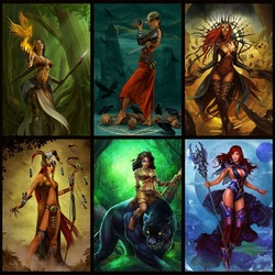 Пазл: Воительницы