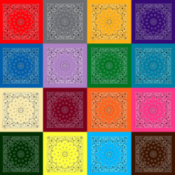 Пазл: Платки