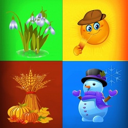 Пазл: Четыре времени года