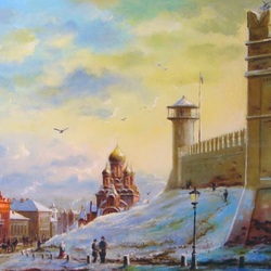Пазл: Вид на пожарную каланчу Кремля