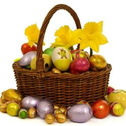 Пазл: Пасхальная корзинка