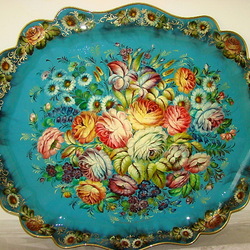 Пазл: Жостовский поднос