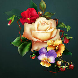 Пазл: Весенний букет