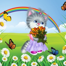 Пазл: Кошечка