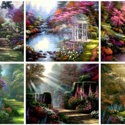 Пазл: В садах Кинкейда