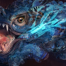 Пазл: Японский дракон