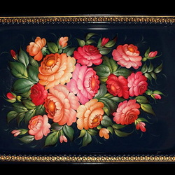 Пазл: Жостовский поднос