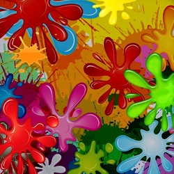 Пазл: Кляксы