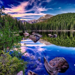 Пазл: Горное озеро  