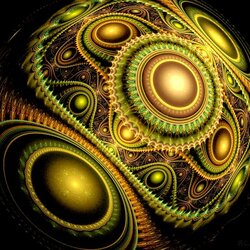 Пазл: Фрактальный шар